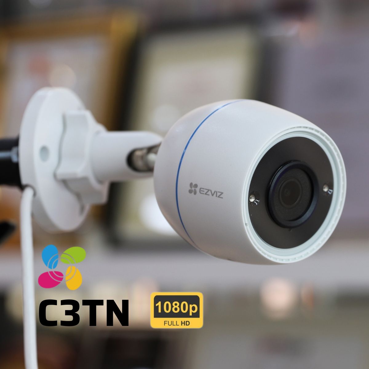 Camera IP Wifi Ngoài Trời EZVIZ C3TN 2MP không màu ban đêm