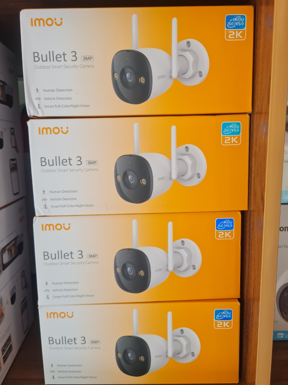 Camera Wifi ngoài trời Full Color iMOU IPC-S3EP-3M0WE (Bullet 3 3MP)